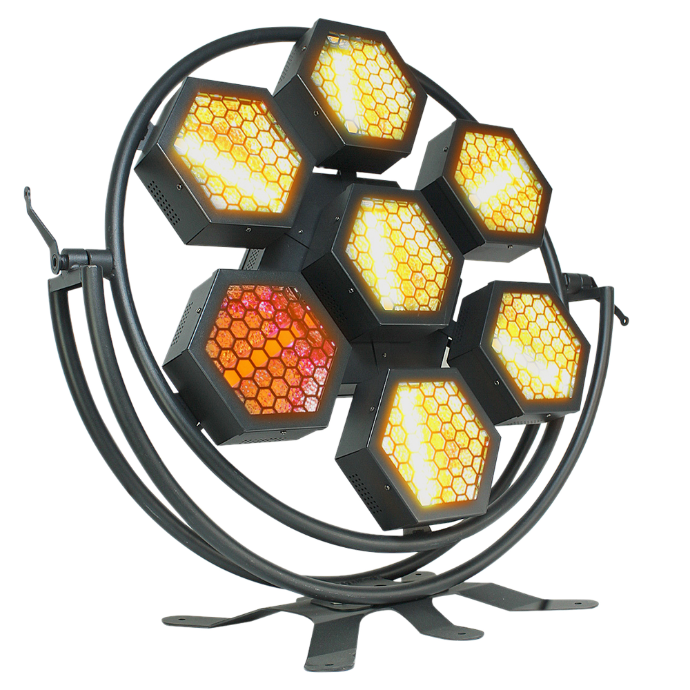 Dynamtic Led Dynamic 780W Stage Light | 7 High-Brightness 100W LEDs + 168 RGB LEDs ...